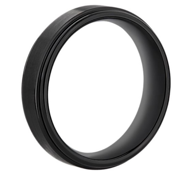 Blue Nile (triton) BRUSHED AND POLISHED COMFORT FIT WEDDING RING - Picture 6 of 6